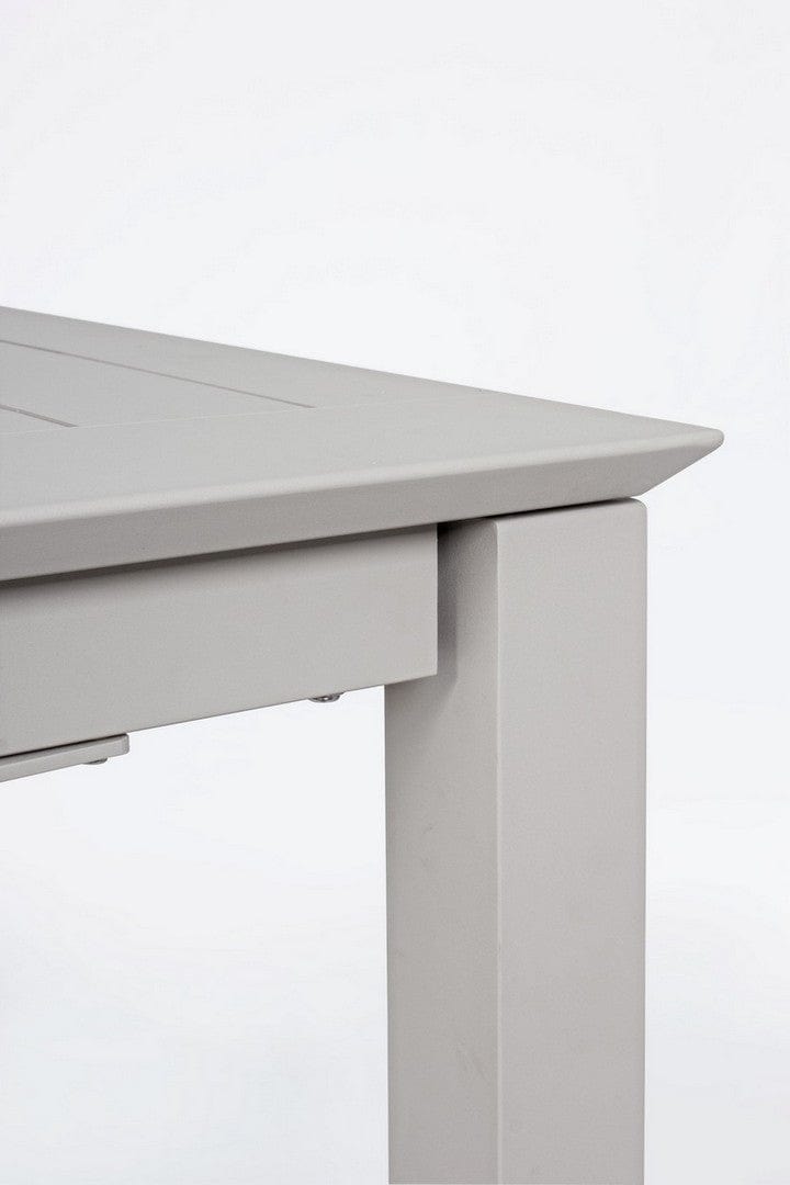 Bizzotto Tavolo da giardino estensibile Konnor Piccola Grigio