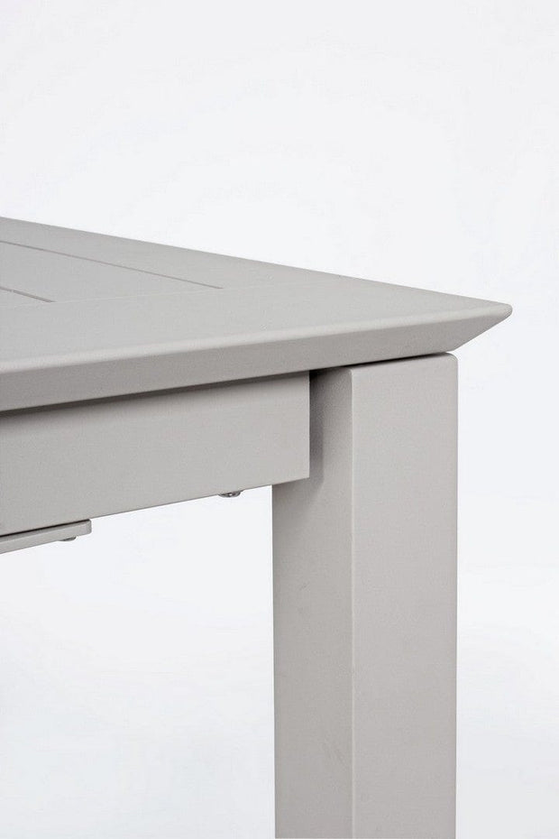 Bizzotto Tavolo da giardino estensibile Konnor Piccola Grigio