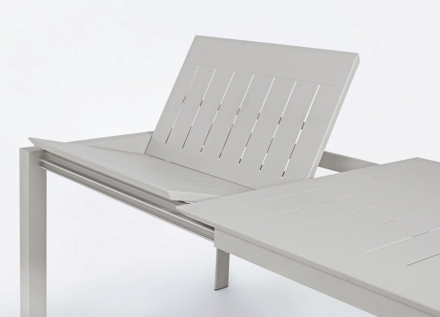 Bizzotto Tavolo da giardino estensibile Konnor Piccola Grigio
