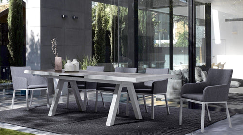 Bizzotto Tavolo da giardino estensibile Krion Quercia