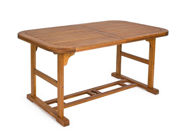 Bizzotto Tavolo da giardino estensibile Noemi Rectangular Naturale