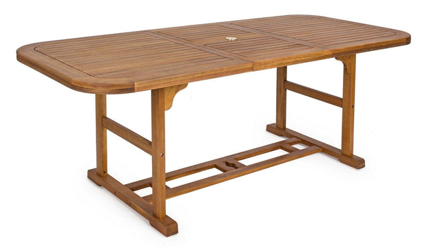 Bizzotto Tavolo da giardino estensibile Noemi Rectangular Naturale