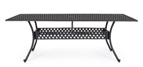 Bizzotto Tavolo da giardino Ivrea Rectangular Grande Antracite