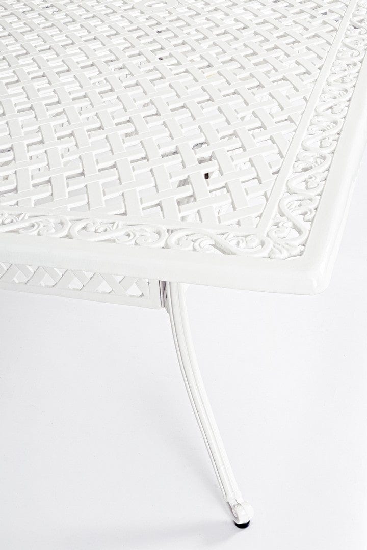 Bizzotto Tavolo da giardino Ivrea Rectangular Grande Bianco