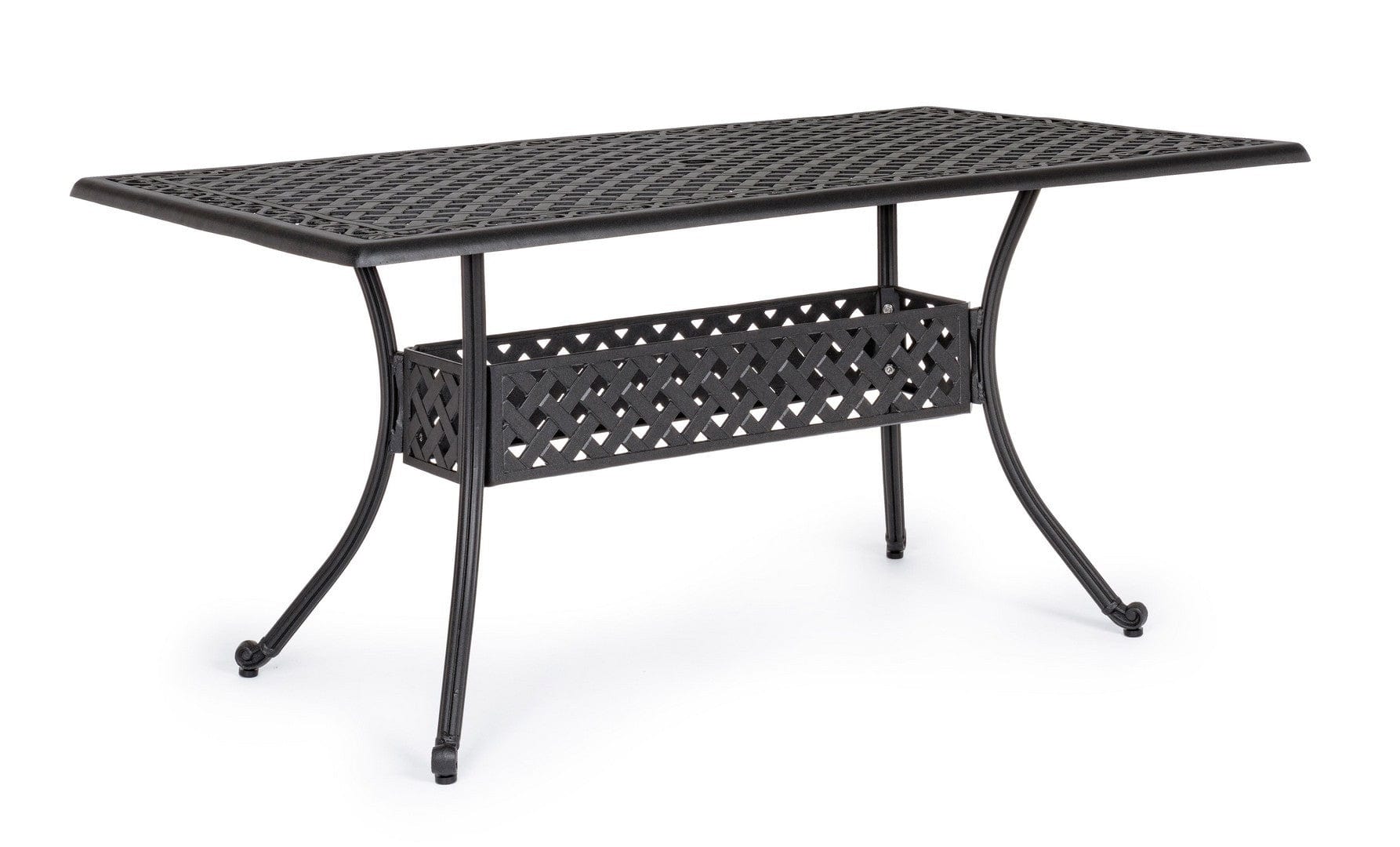 Bizzotto Tavolo da giardino Ivrea Rectangular Piccola Antracite
