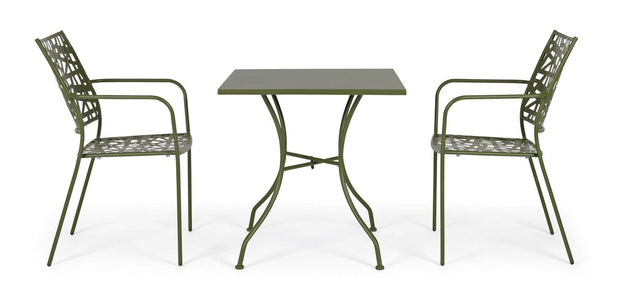 Bizzotto Tavolo da giardino Kelsie Verde