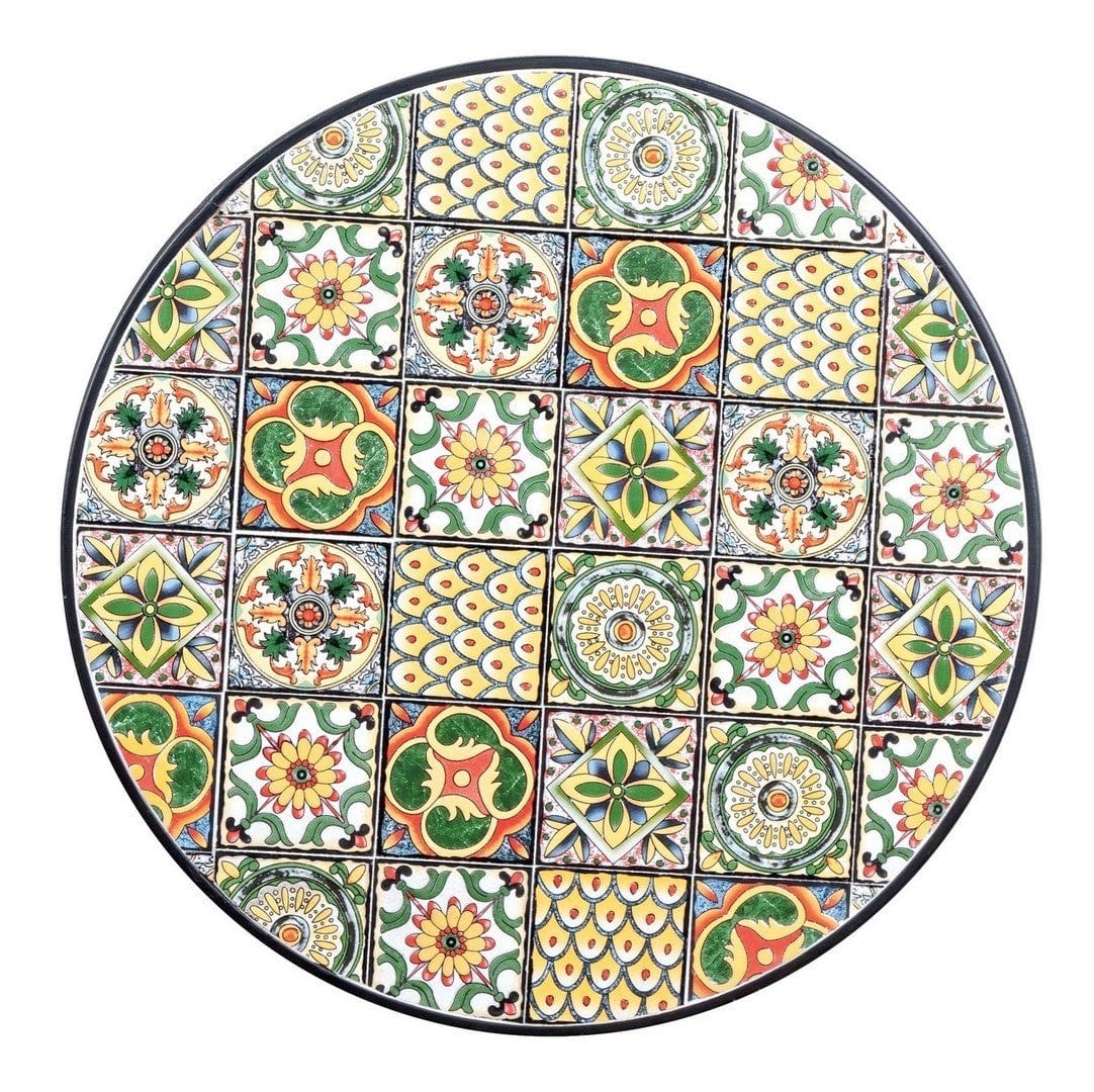 Bizzotto Tavolo da giardino Naxos Multicolore