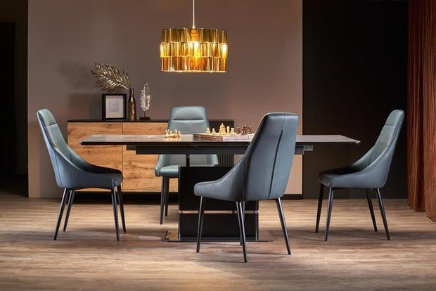 Halmar Tavolo da pranzo estensibile Martelli Grigio