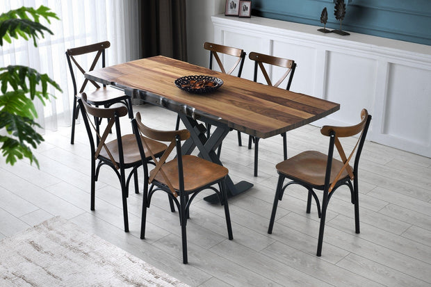 Tavolo da pranzo estensibile Otto 1091 Noce (3)