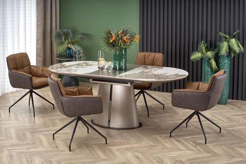 Halmar Tavolo da pranzo estensibile Robis Beige