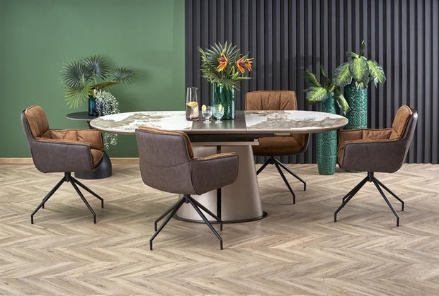 Halmar Tavolo da pranzo estensibile Robis Beige
