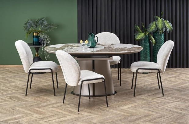 Halmar Tavolo da pranzo estensibile Robis Beige
