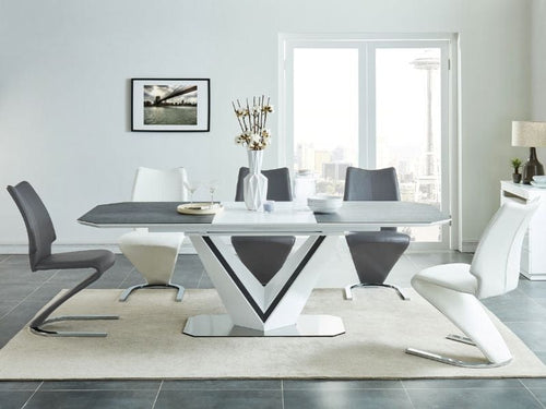 Signal Tavolo da pranzo estensibile Valli Grigio