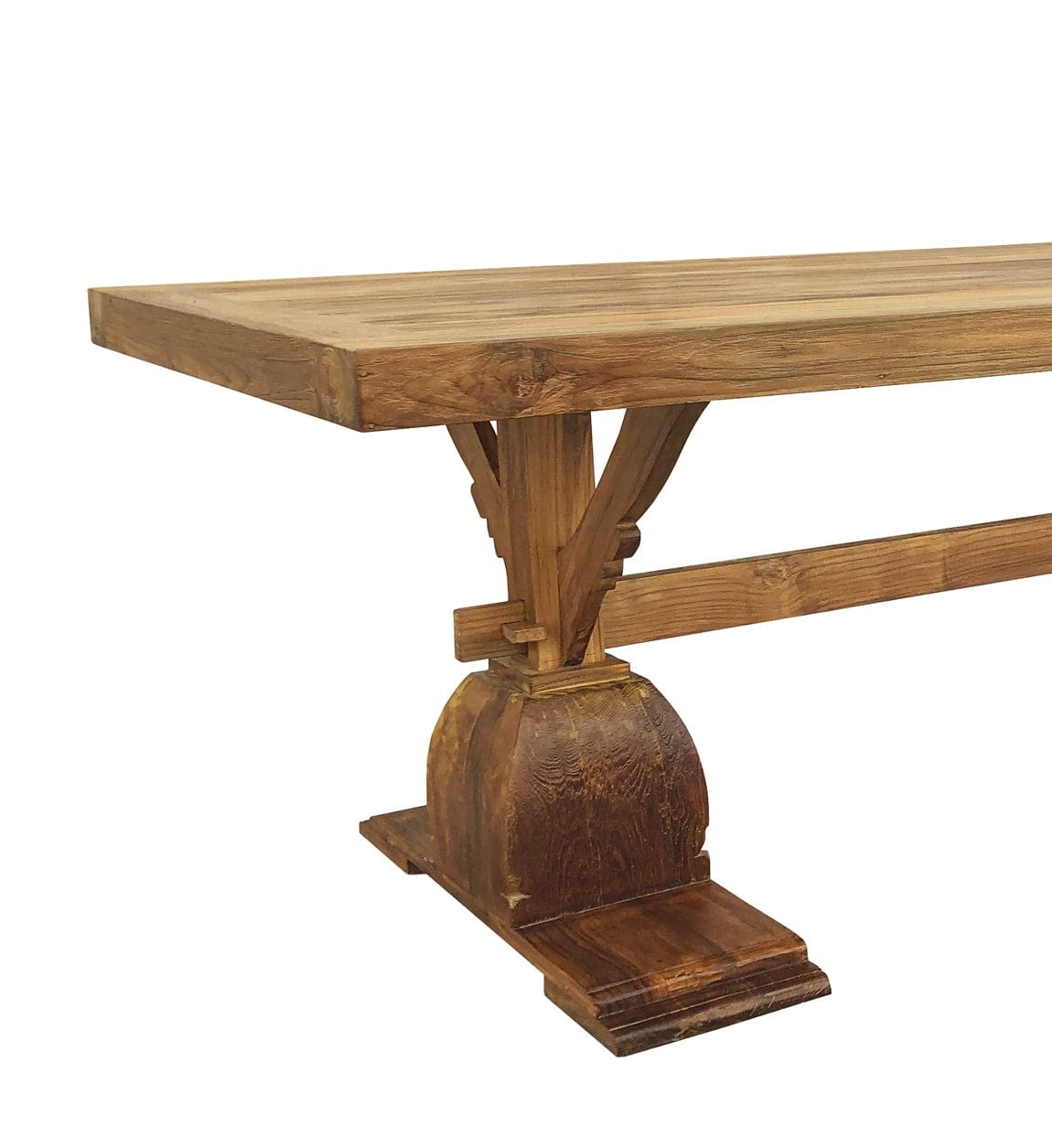 Tavolo da pranzo in legno Teak Rifle Grande Naturale (2)