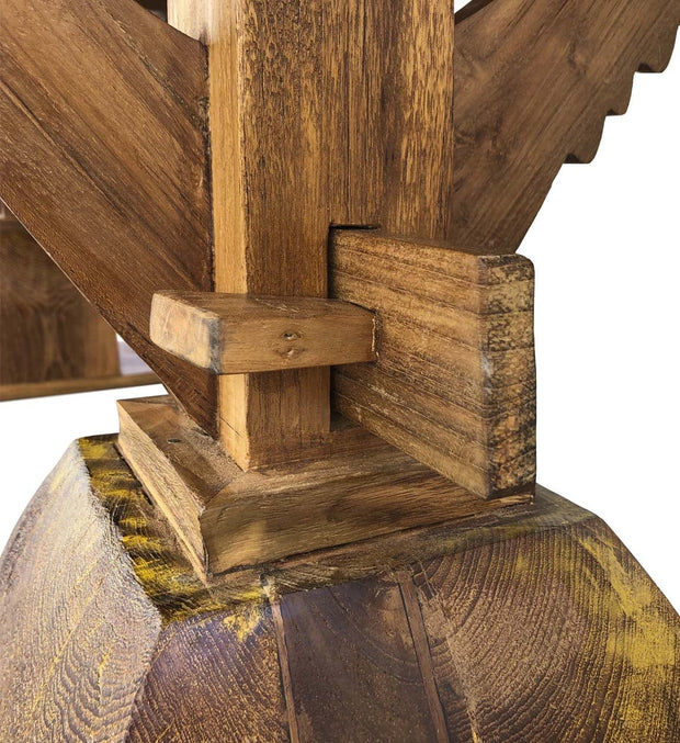 Tavolo da pranzo in legno Teak Rifle Grande Naturale (5)