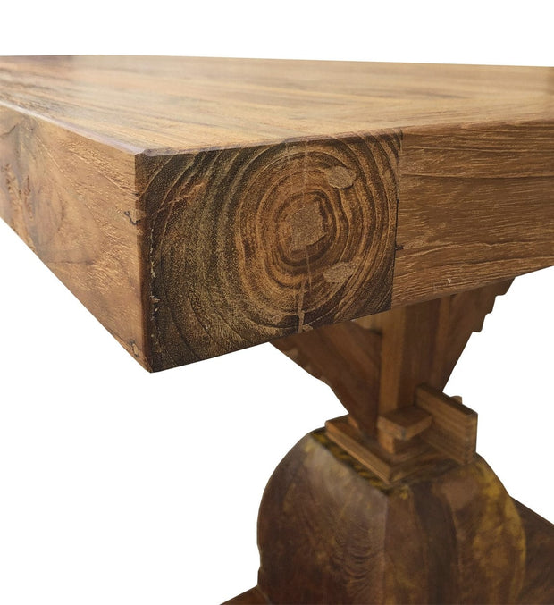 Tavolo da pranzo in legno Teak Rifle Piccola Naturale (3)