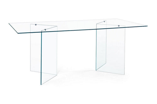 Bizzotto Tavolo da pranzo Iride Rectangular Trasparente