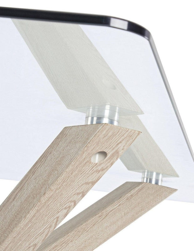 Bizzotto Tavolo da pranzo May Rectangular Trasparente