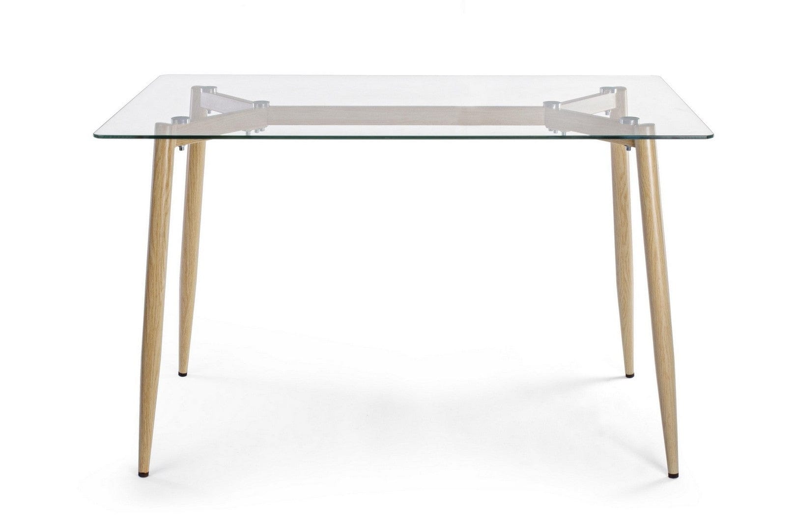 Bizzotto Tavolo da pranzo Oakland Piccola Trasparente