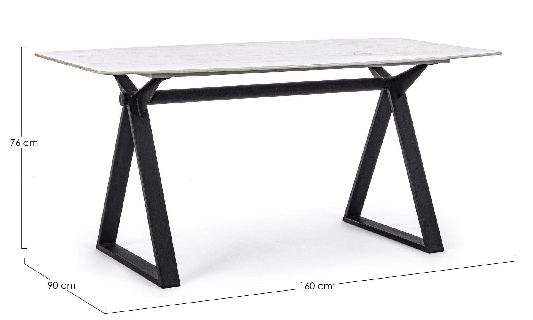 Bizzotto Tavolo da pranzo Paloma Marmo