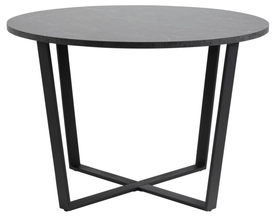 Actona Tavolo da pranzo rotondo Amble Nero