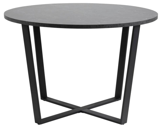 Actona Tavolo da pranzo rotondo Amble Nero