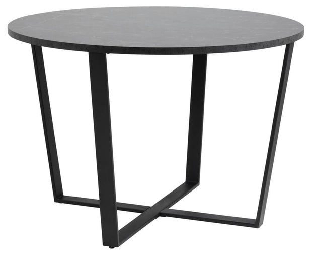 Actona Tavolo da pranzo rotondo Amble Nero
