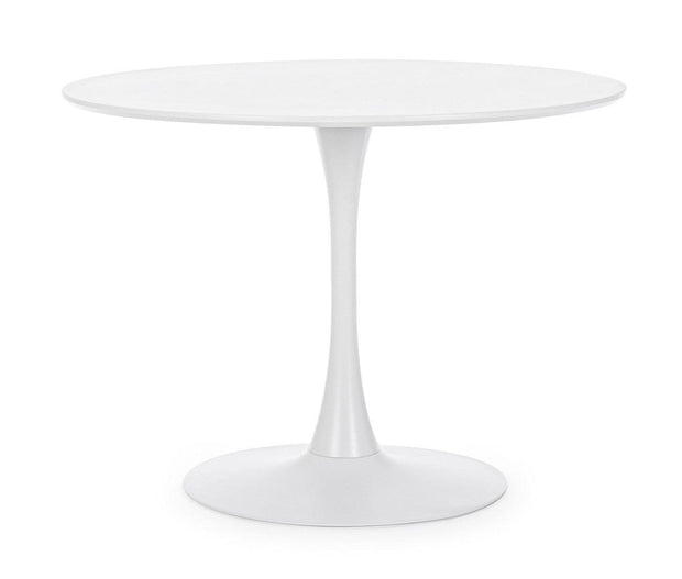 Bizzotto Tavolo da pranzo rotondo Bloom Piccola Bianco