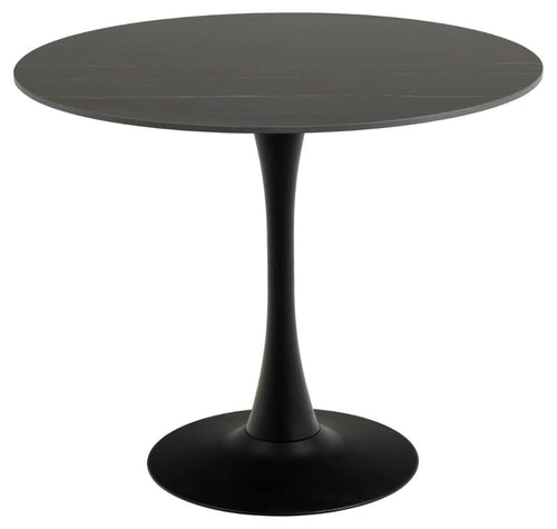 Actona Tavolo da pranzo rotondo Malta Nero