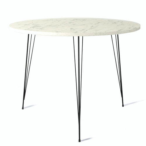 Tavolo da pranzo rotondo Sandalf Bianco