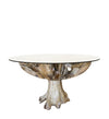 Tavolo da pranzo rotondo Teak Root Trasparente