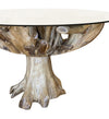 Tavolo da pranzo rotondo Teak Root Trasparente (1)