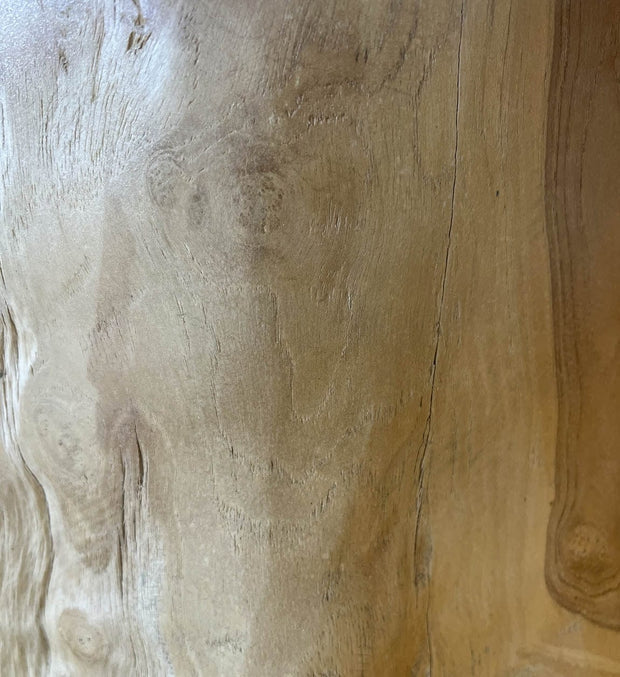 Tavolo da pranzo rotondo Teak Root Trasparente (2)