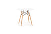 Halmar Tavolo rotondo in MDF, legno e metallo, Prometios White / Pine, Ø80xH72 cm