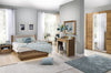 Velvet 81 Small Oak Specchio decorativo rustico con cornice impiallacciata, l105xH70 cm (2)