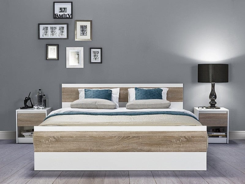 Venetia 05 Bianco / Rovere Sonoma, l42xL38xH46 cm (1)