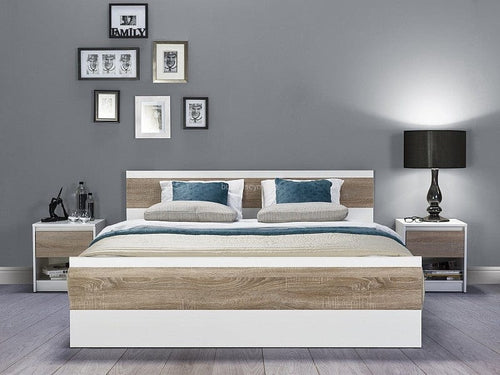 Venetia 05 Bianco / Rovere Sonoma, l42xL38xH46 cm (1)