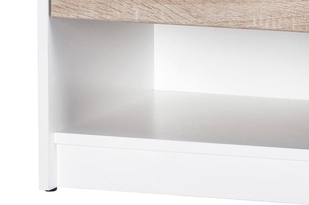 Venetia 05 Bianco / Rovere Sonoma, l42xL38xH46 cm (5)