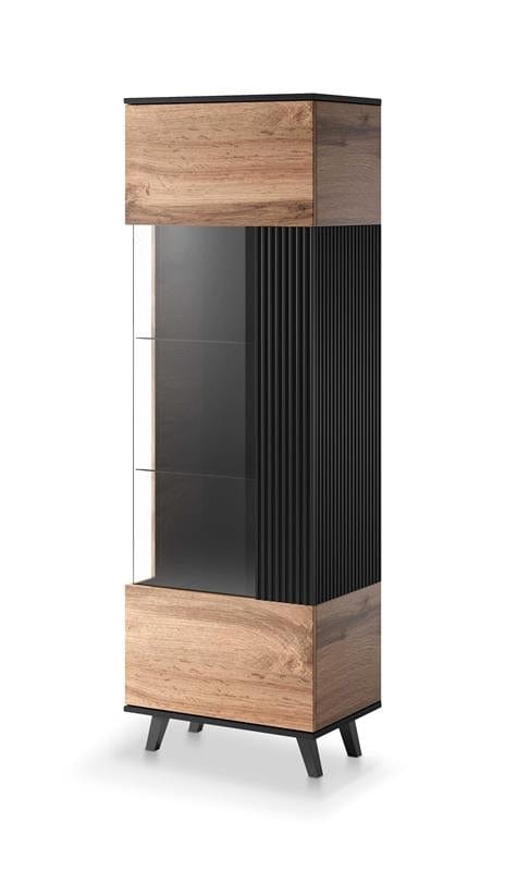 Halmar Vetrina con 1 anta Randolph W-1 Quercia
