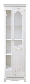 Bizzotto Vetrina con 1 cassetto e 1 anta Blanc Bianco