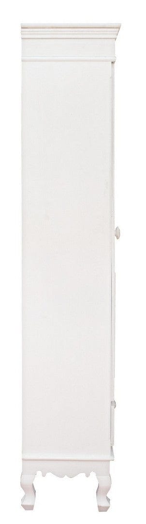Bizzotto Vetrina con 1 cassetto e 1 anta Clorine Bianco