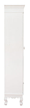 Bizzotto Vetrina con 1 cassetto e 1 anta Clorine Bianco