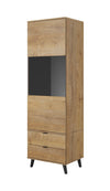 Halmar Vetrina con 2 cassetti e 1 anta Netis W-2 Quercia