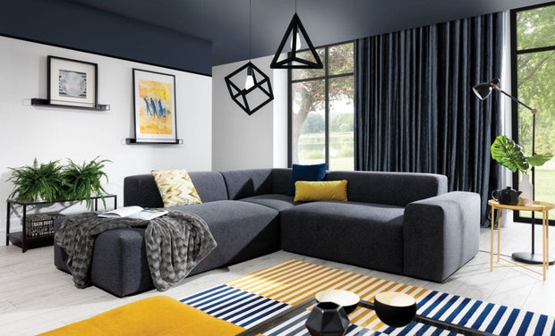 Zeustron XL Angolo Fisso con Molle Ondulate e Schiuma Poliuretanica, Lettino Prendisole a Sinistra, L260xP250xH71 cm