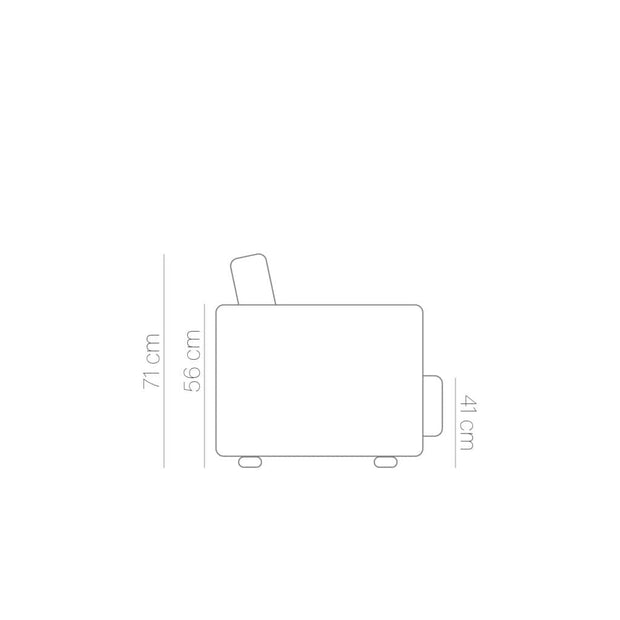 Zeustron XL Angolo Fisso con Molle Ondulate e Schiuma Poliuretanica, Lettino Prendisole a Sinistra, L260xP250xH71 cm (8)